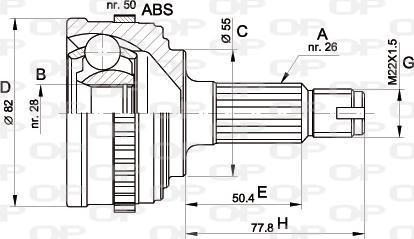 Open Parts CVJ5296.10 - Jeu de joints, arbre de transmission cwaw.fr