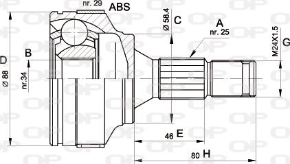 Open Parts CVJ5297.10 - Jeu de joints, arbre de transmission cwaw.fr