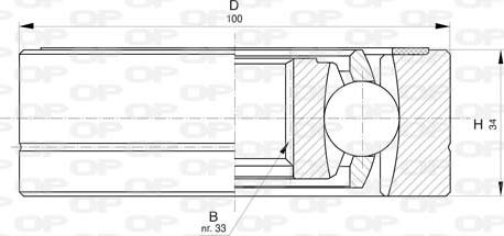 Open Parts CVJ5795.20 - Jeu de joints, arbre de transmission cwaw.fr