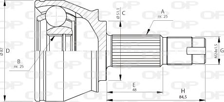 Open Parts CVJ5709.10 - Jeu de joints, arbre de transmission cwaw.fr