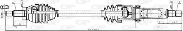 Open Parts DRS6497.00 - Arbre de transmission cwaw.fr