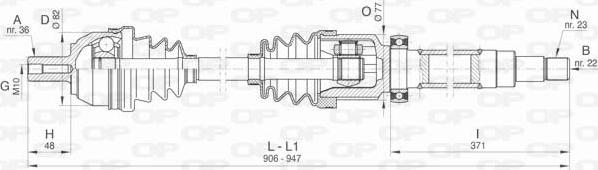 Open Parts DRS6448.00 - Arbre de transmission cwaw.fr