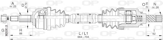 Open Parts DRS6400.00 - Arbre de transmission cwaw.fr