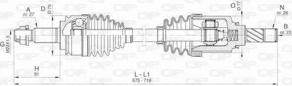 Open Parts DRS6417.00 - Arbre de transmission cwaw.fr