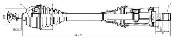 Open Parts DRS6486.00 - Arbre de transmission cwaw.fr