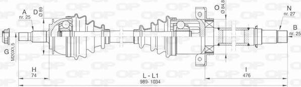 Open Parts DRS6431.00 - Arbre de transmission cwaw.fr