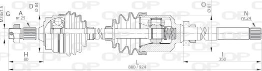 Open Parts DRS6159.00 - Arbre de transmission cwaw.fr