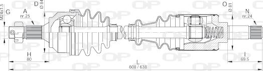 Open Parts DRS6161.00 - Arbre de transmission cwaw.fr