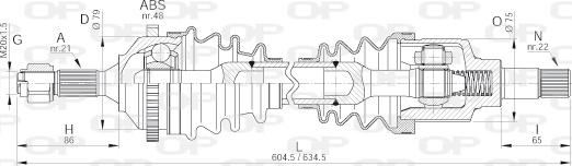 Open Parts DRS6177.00 - Arbre de transmission cwaw.fr