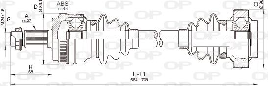 Open Parts DRS6346.00 - Arbre de transmission cwaw.fr