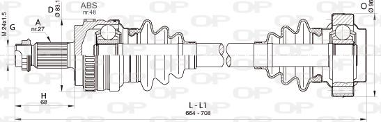 Open Parts DRS6358.00 - Arbre de transmission cwaw.fr