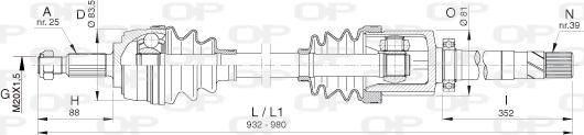 Open Parts DRS6389.00 - Arbre de transmission cwaw.fr