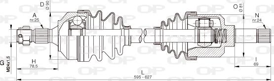 Open Parts DRS6334.00 - Arbre de transmission cwaw.fr