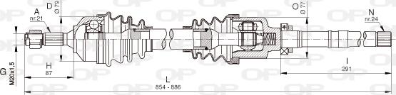 Open Parts DRS6337.00 - Arbre de transmission cwaw.fr