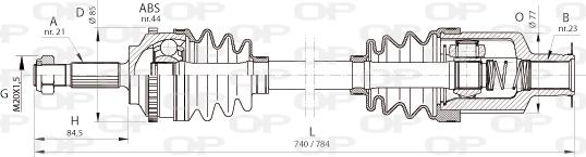 Open Parts DRS6371.00 - Arbre de transmission cwaw.fr