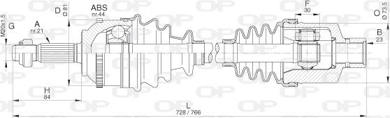 Open Parts DRS6296.00 - Arbre de transmission cwaw.fr