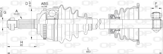 Open Parts DRS6289.00 - Arbre de transmission cwaw.fr