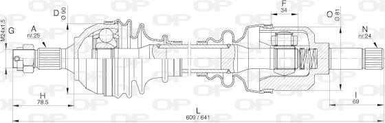 Open Parts DRS6281.00 - Arbre de transmission cwaw.fr