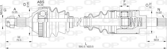 Open Parts DRS6270.00 - Arbre de transmission cwaw.fr