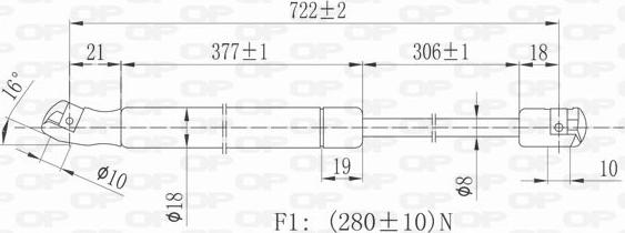 Open Parts GSR6138.00 - Vérin, capot-moteur cwaw.fr