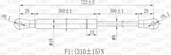 Open Parts GSR6324.00 - Vérin, capot-moteur cwaw.fr