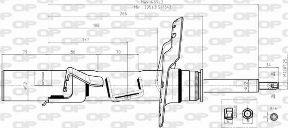 Open Parts SAB8491.31 - Amortisseur cwaw.fr