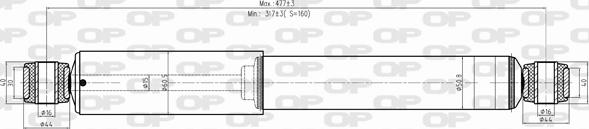 Open Parts SAB8498.32 - Amortisseur cwaw.fr