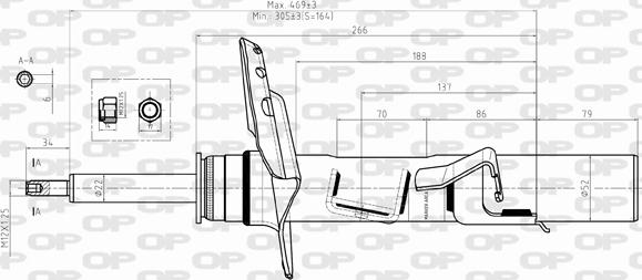 Open Parts SAB8492.31 - Amortisseur cwaw.fr