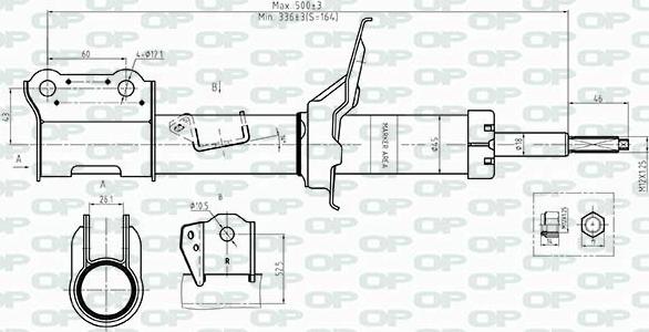 Open Parts SAB8452.31 - Amortisseur cwaw.fr