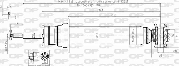 Open Parts SAB8405.31 - Amortisseur cwaw.fr