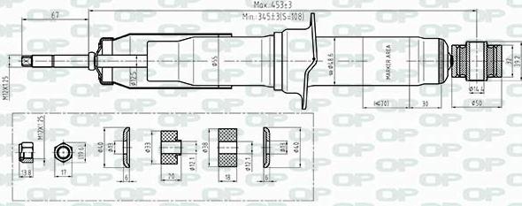 Open Parts SAB8407.31 - Amortisseur cwaw.fr