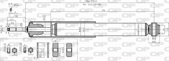 Open Parts SAB8411.32 - Amortisseur cwaw.fr