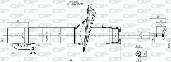 Open Parts SAB8412.31 - Amortisseur cwaw.fr