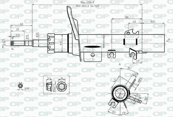 Open Parts SAB8417.31 - Amortisseur cwaw.fr