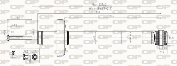 Open Parts SAB8488.32 - Amortisseur cwaw.fr