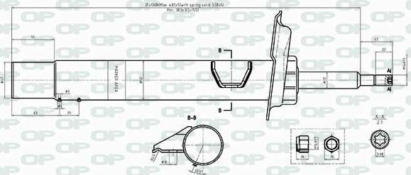 Open Parts SAB8437.31 - Amortisseur cwaw.fr