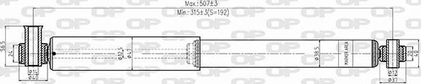 Open Parts SAB8424.32 - Amortisseur cwaw.fr