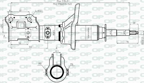 Open Parts SAB8479.31 - Amortisseur cwaw.fr