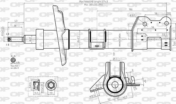 Open Parts SAB8597.31 - Amortisseur cwaw.fr