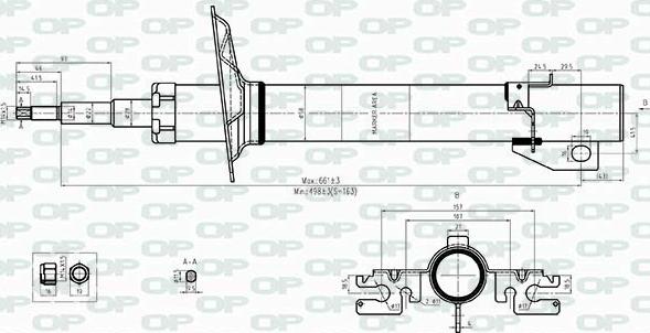 Open Parts SAB8541.31 - Amortisseur cwaw.fr