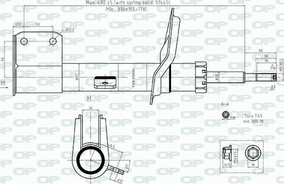 Open Parts SAB8556.31 - Amortisseur cwaw.fr