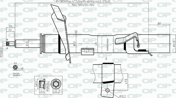 Open Parts SAB8561.31 - Amortisseur cwaw.fr