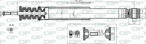 Open Parts SAB8563.32 - Amortisseur cwaw.fr