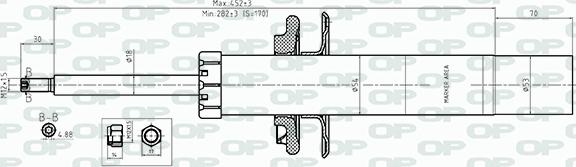 Open Parts SAB8562.31 - Amortisseur cwaw.fr