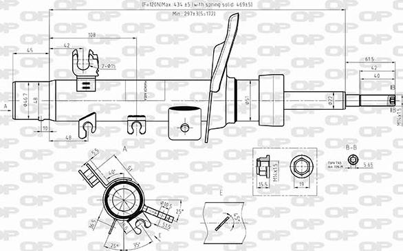 Open Parts SAB8567.31 - Amortisseur cwaw.fr