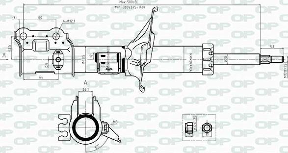 Open Parts SAB8503.11 - Amortisseur cwaw.fr