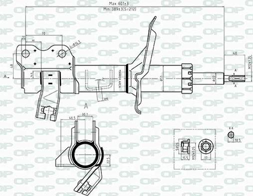 Open Parts SAB8507.32 - Amortisseur cwaw.fr