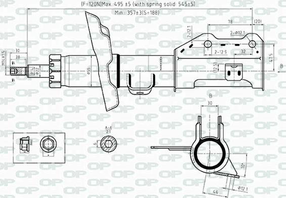 Open Parts SAB8518.31 - Amortisseur cwaw.fr