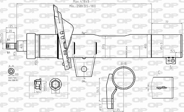 Open Parts SAB8589.31 - Amortisseur cwaw.fr