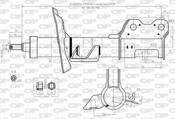 Open Parts SAB8586.31 - Amortisseur cwaw.fr